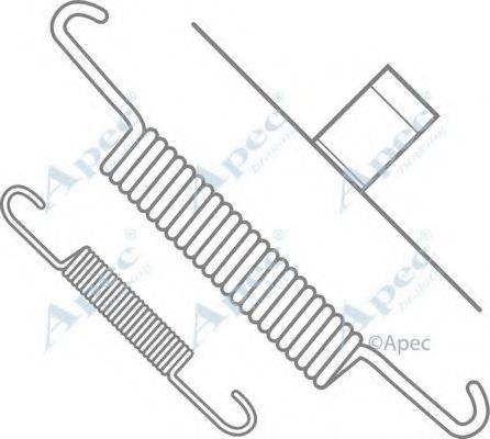 APEC BRAKING KIT635 Комплектуючі, гальмівна колодка