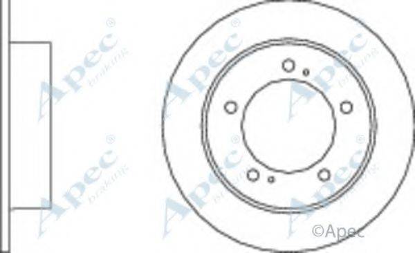 APEC BRAKING DSK942 гальмівний диск