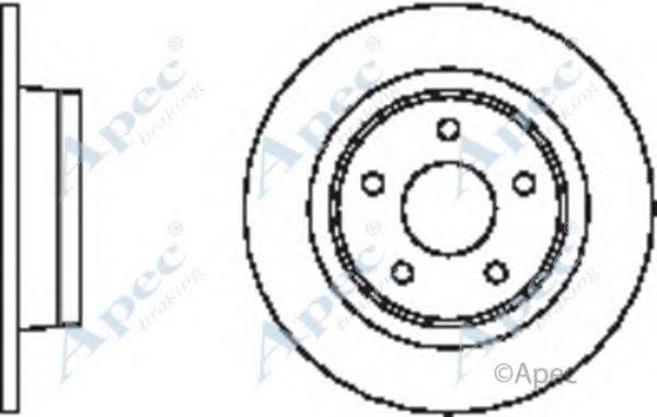 APEC BRAKING DSK2358 гальмівний диск