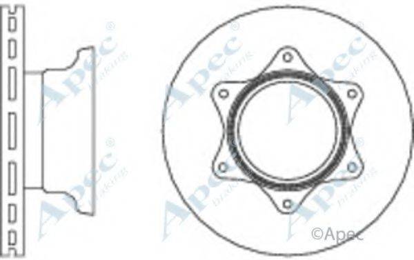 APEC BRAKING DSK2796 гальмівний диск