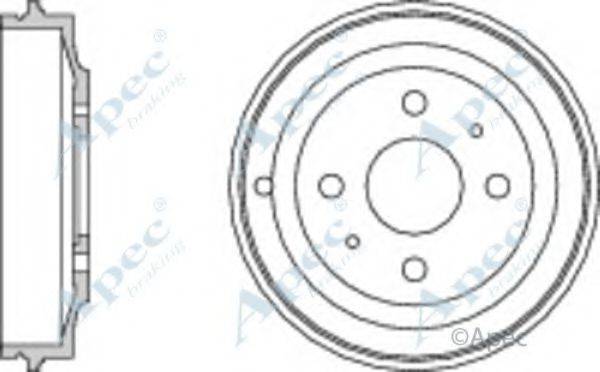 APEC BRAKING DRM9147 Гальмівний барабан