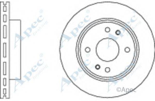 APEC BRAKING DSK2972 гальмівний диск