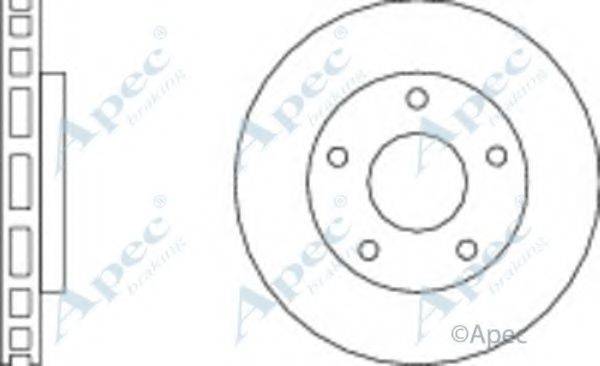 APEC BRAKING DSK333 гальмівний диск