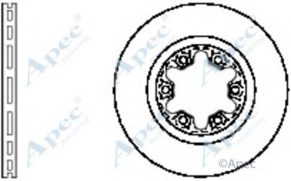 APEC BRAKING DSK763 гальмівний диск