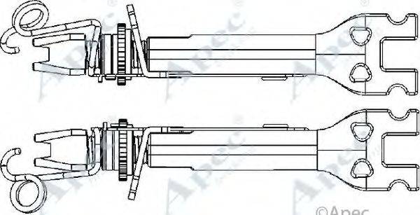 APEC BRAKING ADB3021 Система тяг та важелів, гальмівна система
