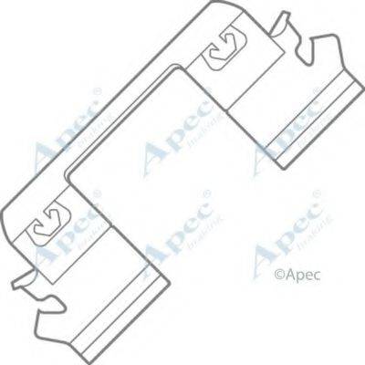 APEC BRAKING KIT1010 Комплектуючі, гальмівні колодки