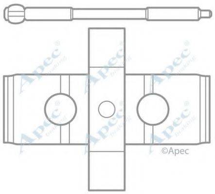 APEC BRAKING KIT1021 Комплектуючі, гальмівні колодки