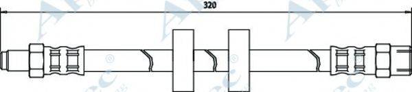 APEC BRAKING HOS3050 Гальмівний шланг