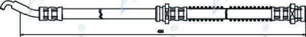 APEC BRAKING HOS3062 Гальмівний шланг