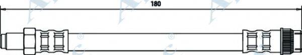 APEC BRAKING HOS3085 Гальмівний шланг