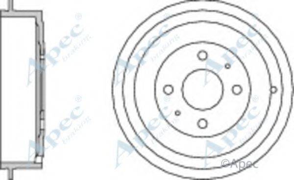 APEC BRAKING DRM9157 Гальмівний барабан