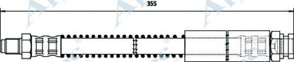 APEC BRAKING HOS3230 Гальмівний шланг