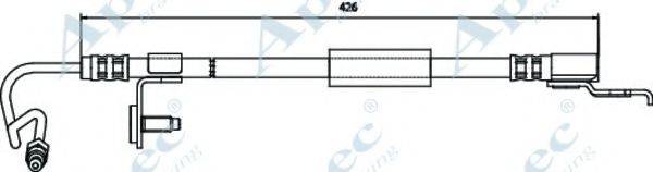 APEC BRAKING HOS3327 Гальмівний шланг