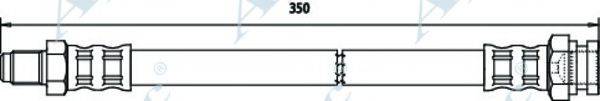 APEC BRAKING HOS3360 Гальмівний шланг