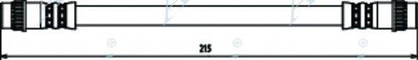 APEC BRAKING HOS3461 Гальмівний шланг