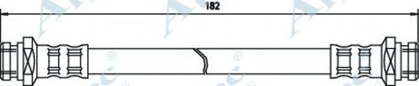 APEC BRAKING HOS3472 Гальмівний шланг