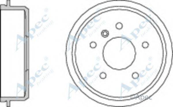 APEC BRAKING DRM9165 Гальмівний барабан