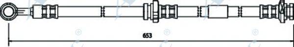 APEC BRAKING HOS3622 Гальмівний шланг