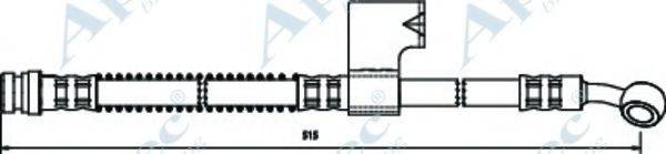 APEC BRAKING HOS3648 Гальмівний шланг