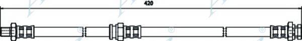 APEC BRAKING HOS3659 Гальмівний шланг