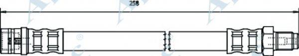 APEC BRAKING HOS3687 Гальмівний шланг