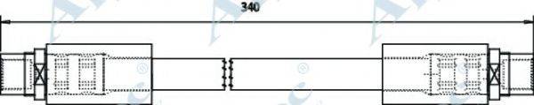 APEC BRAKING HOS3701 Гальмівний шланг