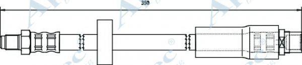 APEC BRAKING HOS3702 Гальмівний шланг