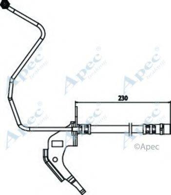 APEC BRAKING HOS3708 Гальмівний шланг