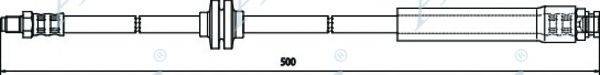 APEC BRAKING HOS3738 Гальмівний шланг