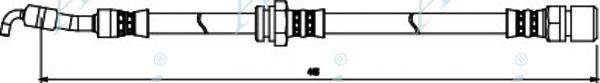 APEC BRAKING HOS3820 Гальмівний шланг