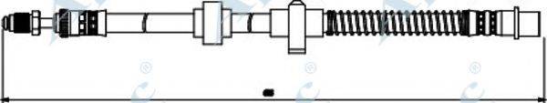 APEC BRAKING HOS3841 Гальмівний шланг
