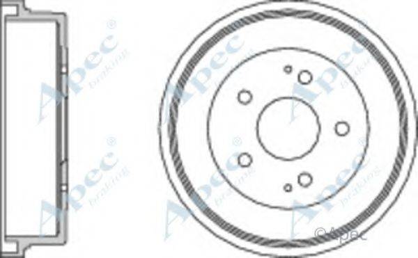 APEC BRAKING DRM9172 Гальмівний барабан