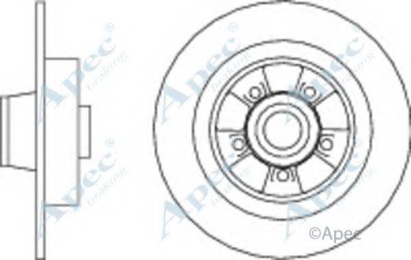 APEC BRAKING DSK2984 гальмівний диск