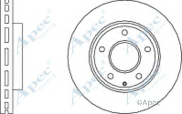 APEC BRAKING DSK3044 гальмівний диск