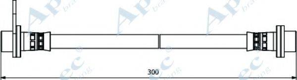 APEC BRAKING HOS3911 Гальмівний шланг