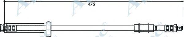 APEC BRAKING HOS3975 Гальмівний шланг