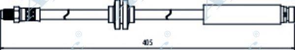 APEC BRAKING HOS4028 Гальмівний шланг