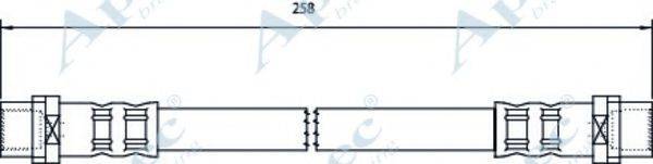 APEC BRAKING HOS4042 Гальмівний шланг