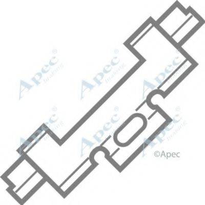 APEC BRAKING KIT269 Комплектуючі, гальмівні колодки