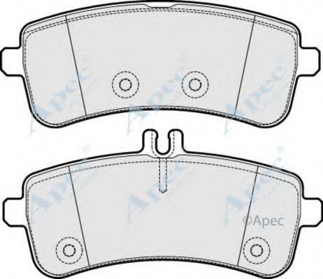 APEC BRAKING PAD2023 Комплект гальмівних колодок, дискове гальмо