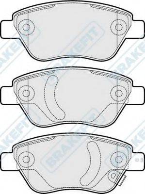 APEC BRAKING PD3064 Комплект гальмівних колодок, дискове гальмо