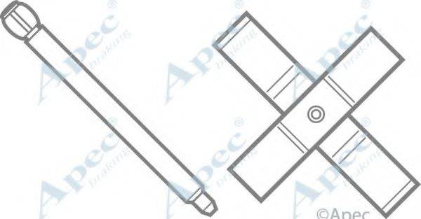 APEC BRAKING KIT310 Комплектуючі, гальмівні колодки