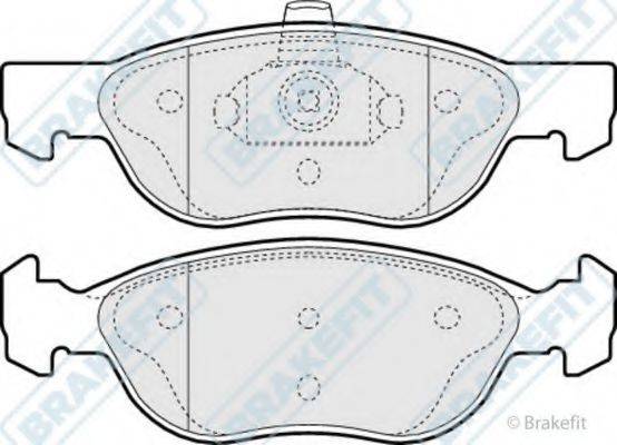 APEC BRAKING PD3176 Комплект гальмівних колодок, дискове гальмо