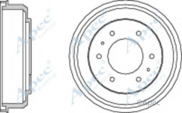 APEC BRAKING DRM9195 Гальмівний барабан