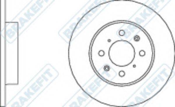 APEC BRAKING DK6075 гальмівний диск