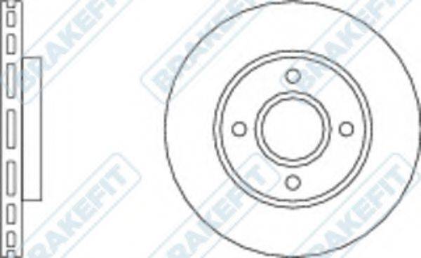 APEC BRAKING DK6027 гальмівний диск