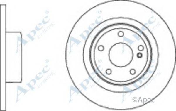 APEC BRAKING DSK3097 гальмівний диск