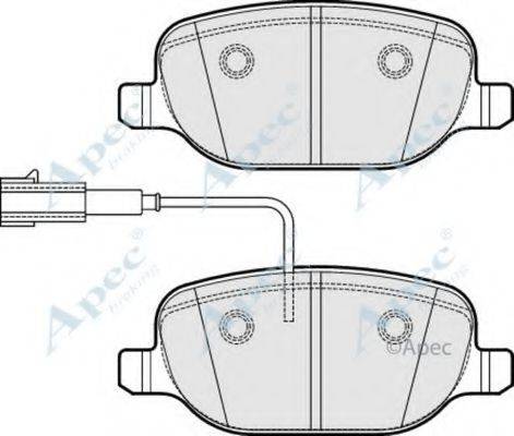 APEC BRAKING PAD2039 Комплект гальмівних колодок, дискове гальмо