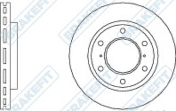 APEC BRAKING DK6122 гальмівний диск