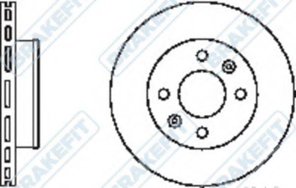 APEC BRAKING DK6134 гальмівний диск